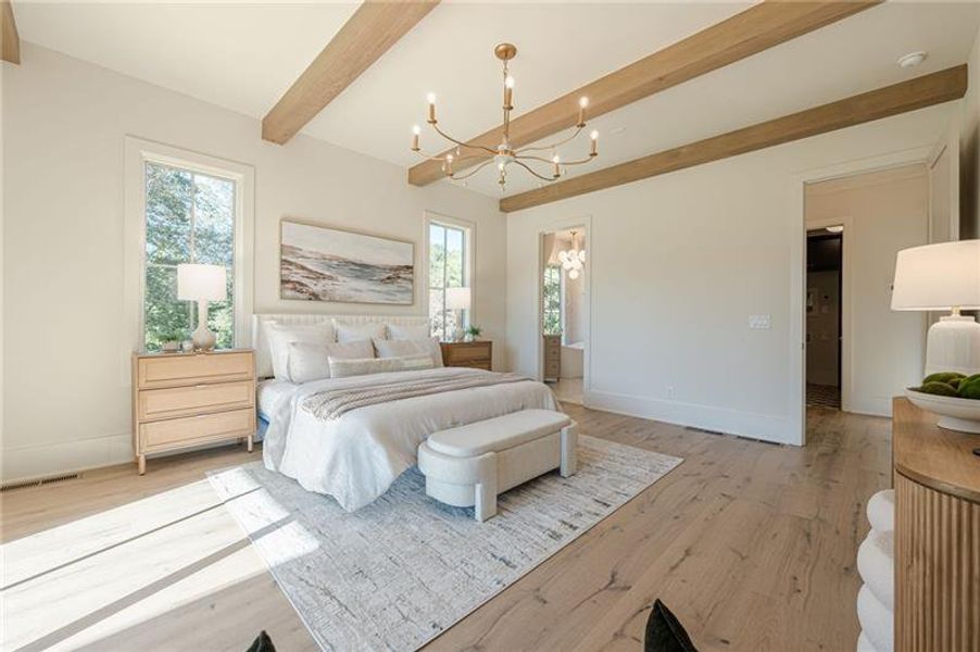 Furnished interior view inside a new home in , Canton (Image 14).