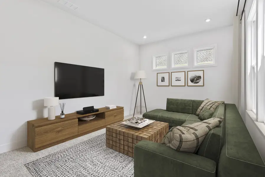Representative furnished interior of a home built from the Beckett by Fischer Homes in Twin Lakes, Hoschton (Image 5).