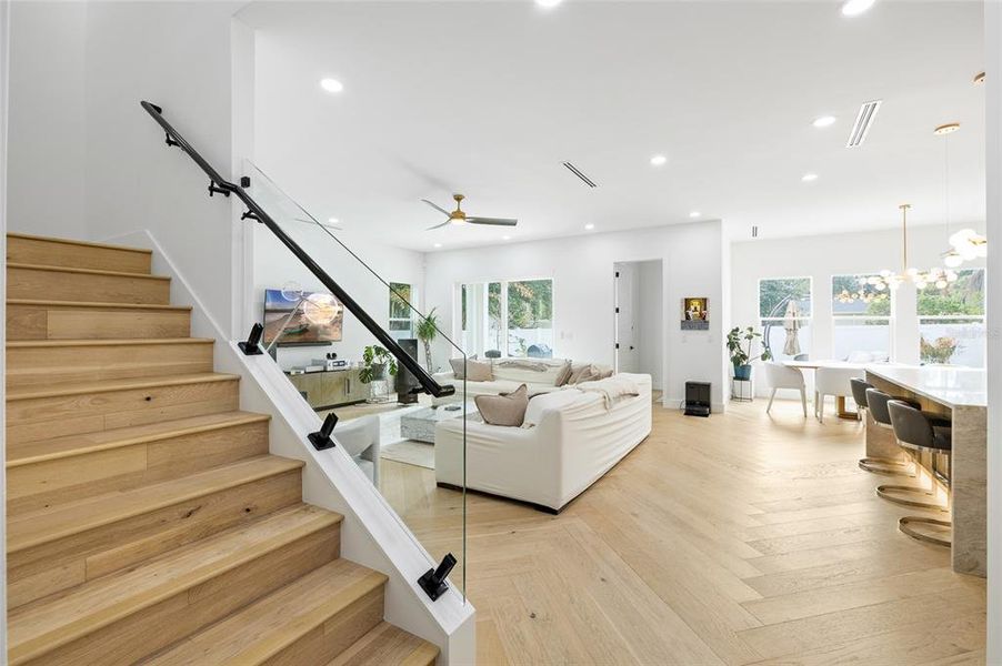 Furnished interior view inside a new home in , Tampa (Image 34).