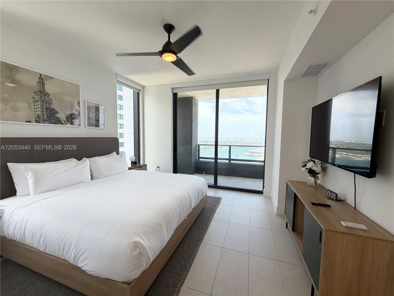 Furnished interior view inside a new home in , Miami (Image 16).