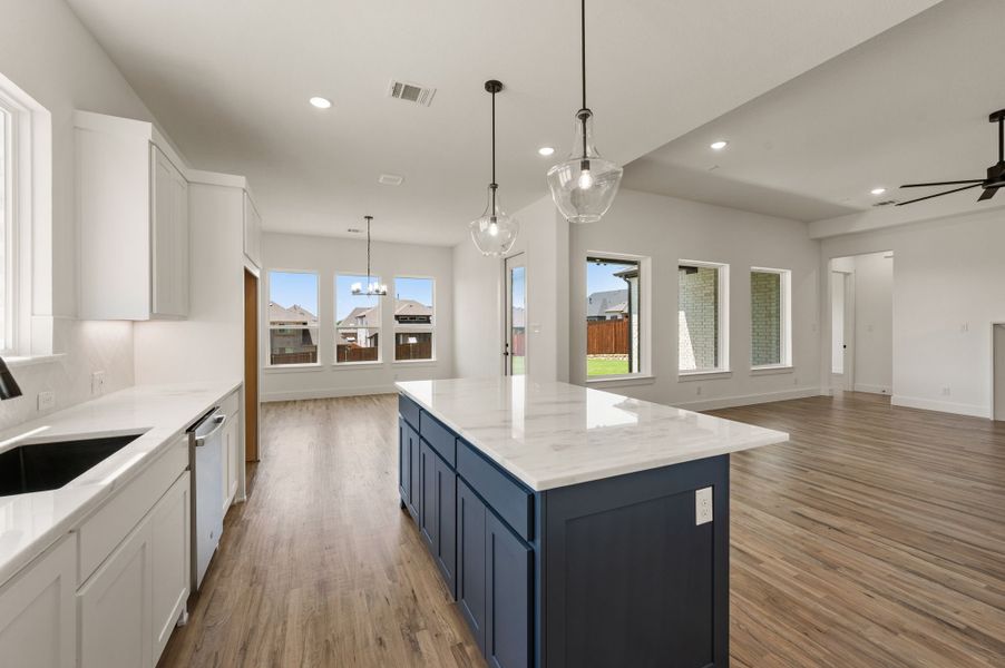 Furnished interior view inside a new home in Parks of Aledo, Aledo (Image 9).