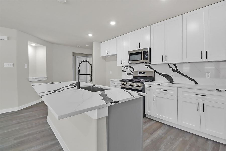 Furnished interior view inside a new home in , Baytown (Image 5).