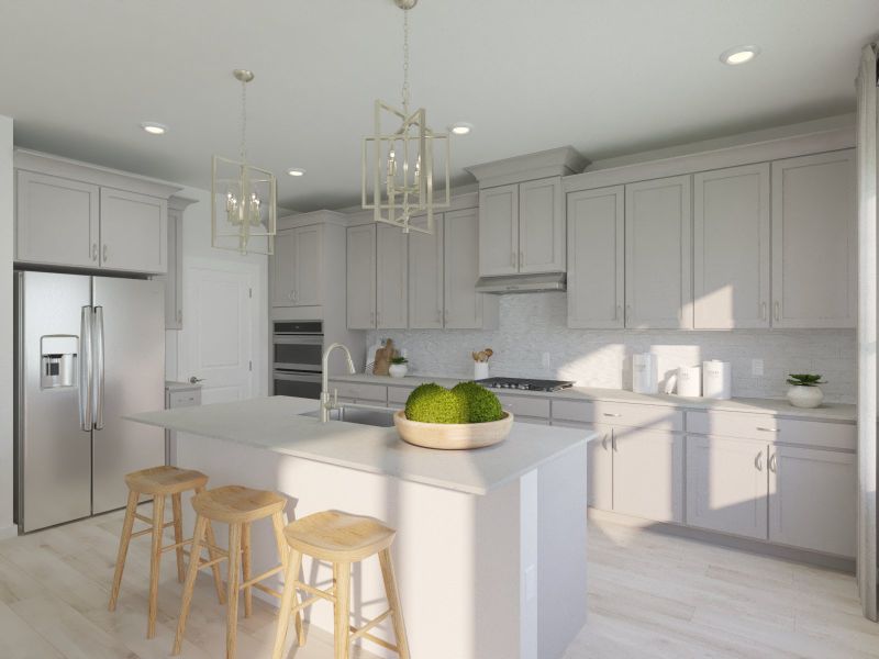 Furnished interior view inside a new home in Mission Hills, La Vergne (Image 3).