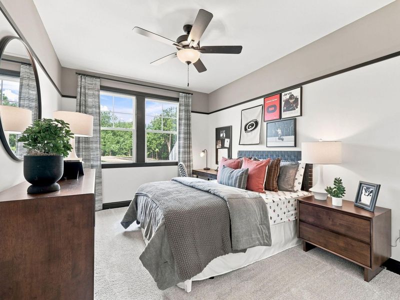 Furnished interior view inside a new home in Rockport, Wake Forest (Image 39).