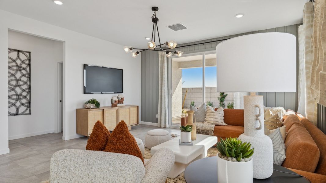 Representative furnished interior of a home built from the Canyon by D.R. Horton in Westpark, Buckeye (Image 16).