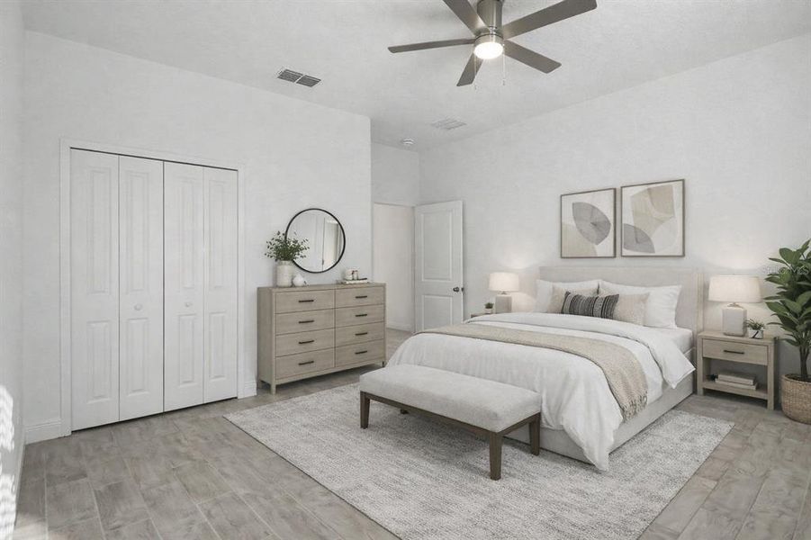 Furnished interior view inside a new home in Hills of Minneola, Minneola (Image 9). Furnished interior view inside a new home in Hills of Minneola, Minneola (Image 9).