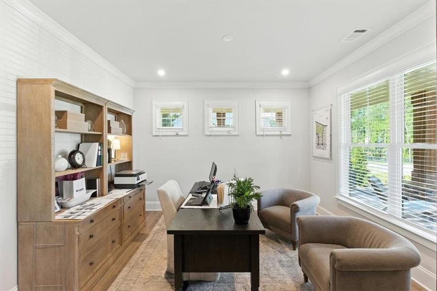Furnished interior view inside a new home in Ford Landing, Acworth (Image 31).