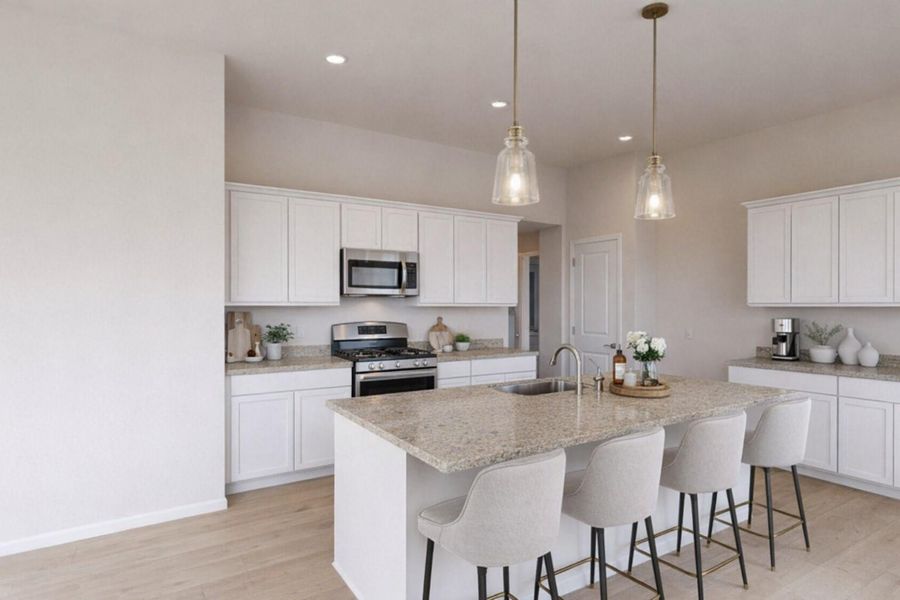 Furnished interior view inside a new home in Summerview, Fulshear (Image 6).