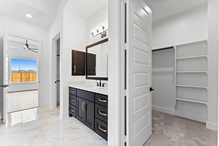 2 Walk-in Closets at Primary Bath