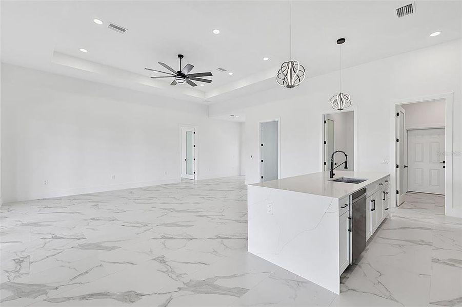 Spacious, unfurnished interior of a new home in , Port Charlotte (Image 20).