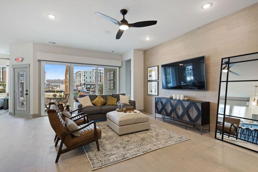 Furnished interior view inside a new home in , Summerville (Image 19).