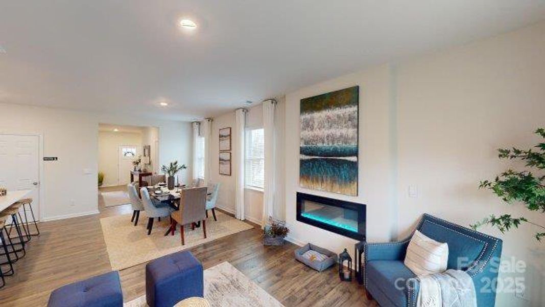 Furnished interior view inside a new home in Falls at Hickory, Hickory (Image 21).