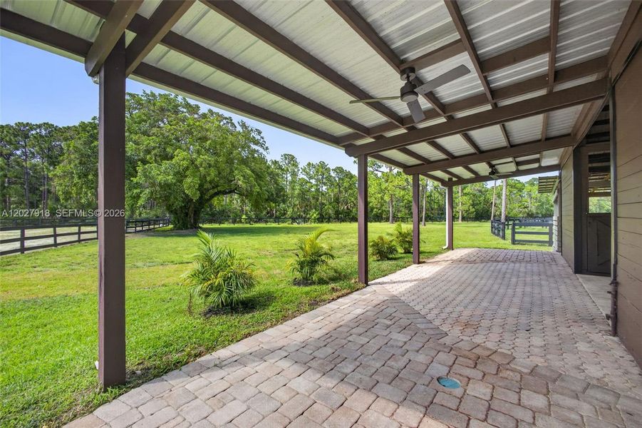Exterior details and patio area of a home in , Palm Beach Gardens (Image 51).