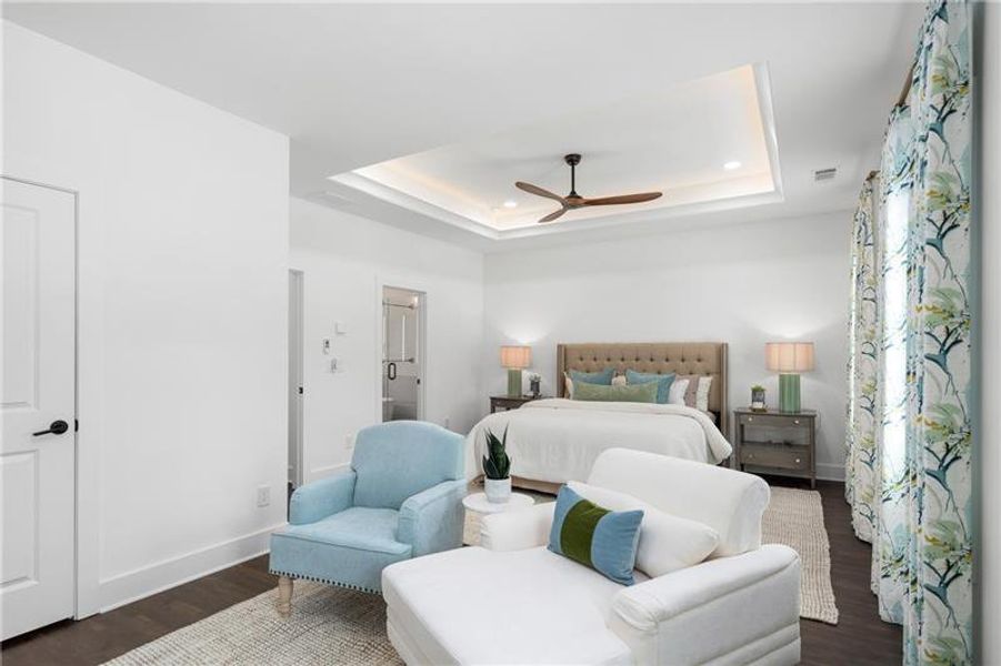 Furnished interior view inside a new home in , Stockbridge (Image 9).