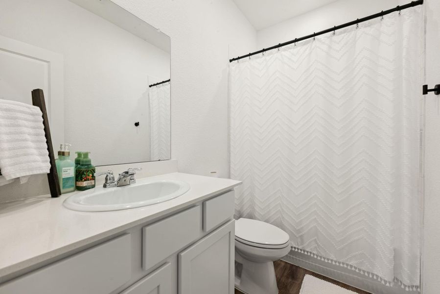 Furnished interior view inside a new home in , League City (Image 11).