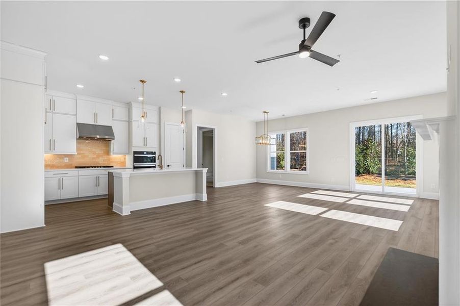 Spacious, unfurnished interior of a new home in The Reserve at Bells Ferry, Kennesaw (Image 26).