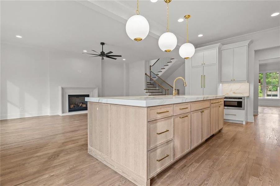 Furnished interior view inside a new home in , Buford (Image 11).