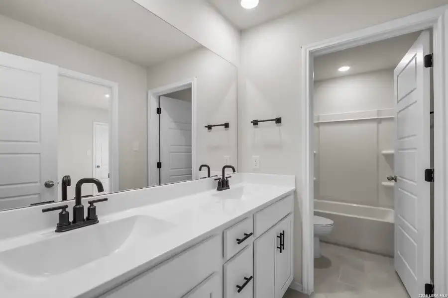 Furnished interior view inside a new home in Comanche Ridge, San Antonio (Image 11).