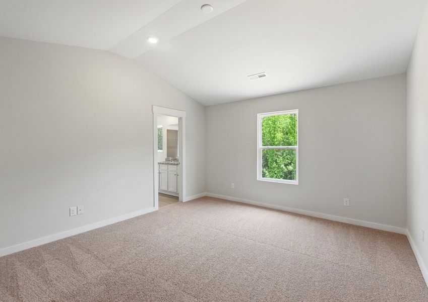 The master bedroom has lots of windows to let in natural light The master bedroom has lots of windows to let in natural light