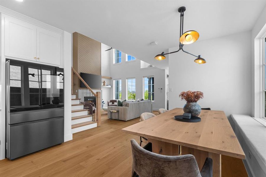 Furnished interior view inside a new home in , Frisco (Image 8).