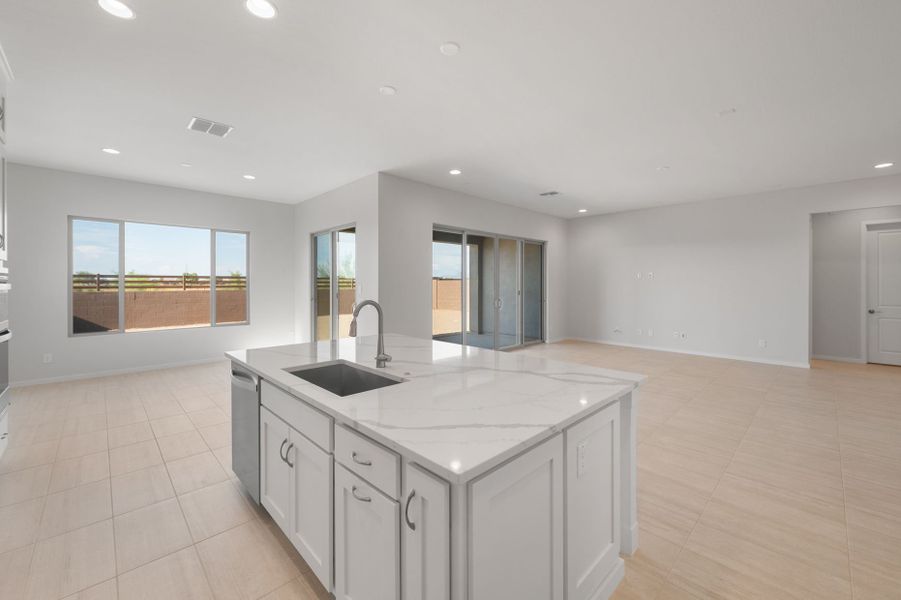 Furnished interior view inside a new home in Legado West, Queen Creek (Image 6).