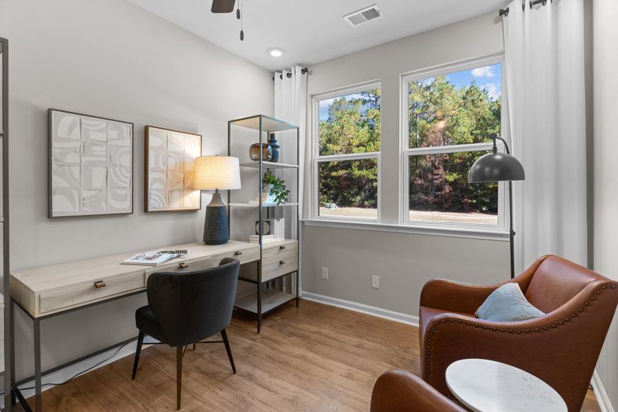 Representative furnished interior of a home built from the The Cherry Grove by Chesapeake Homes in Coastal Club of the Carolinas, Calabash (Image 8).