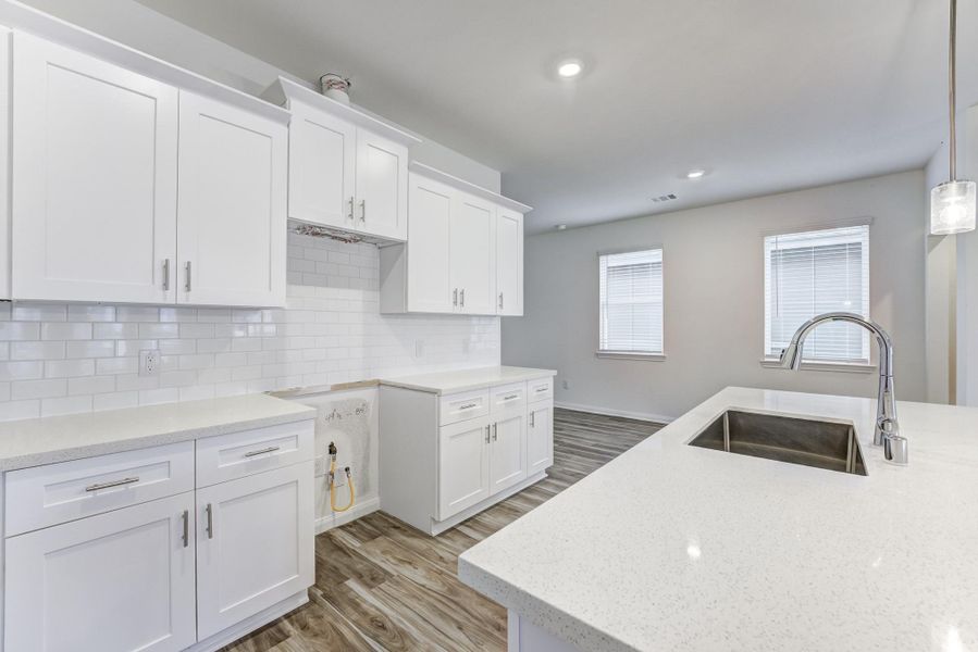 Furnished interior view inside a new home in Townsen Landing, Humble (Image 7). Furnished interior view inside a new home in Townsen Landing, Humble (Image 7).