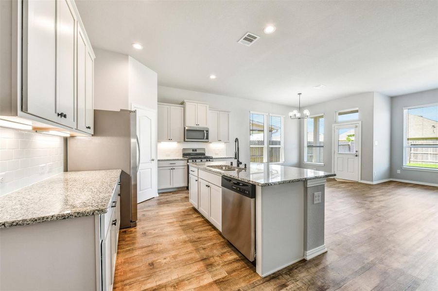 Furnished interior view inside a new home in Lago Mar 40' at Lago Mar, Texas City (Image 14). Furnished interior view inside a new home in Lago Mar 40' at Lago Mar, Texas City (Image 14).