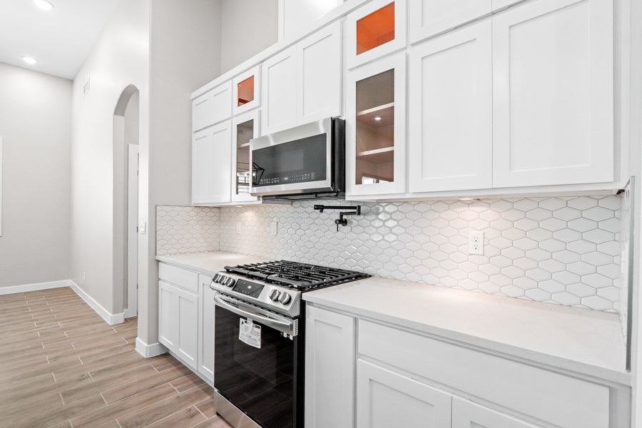 Representative furnished interior of a home built from the Torrey Pines by LEH. Homes in Paseo Del Este Unit 9, El Paso (Image 9).
