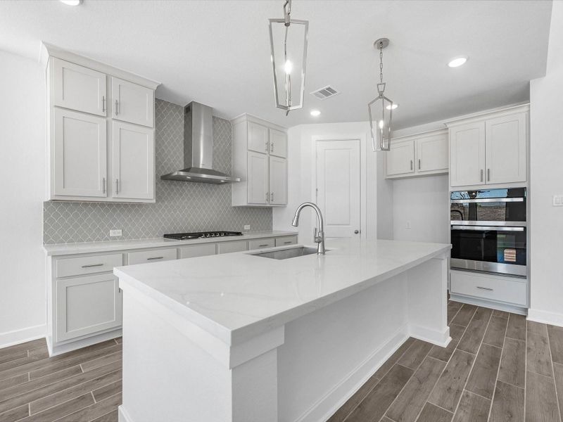 Furnished interior view inside a new home in Lago Mar - 60', Texas City (Image 5). Furnished interior view inside a new home in Lago Mar - 60', Texas City (Image 5).