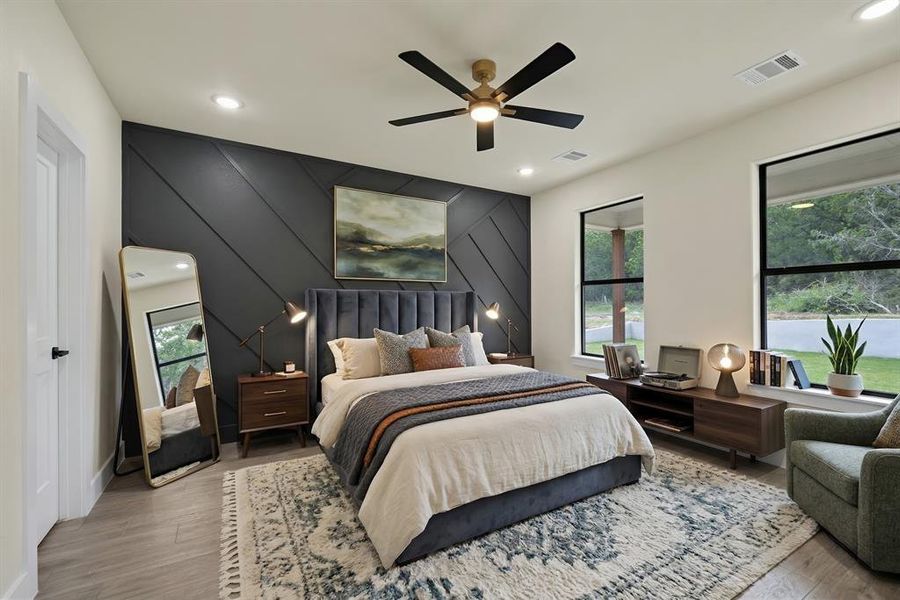 Furnished interior view inside a new home in , Granbury (Image 14).