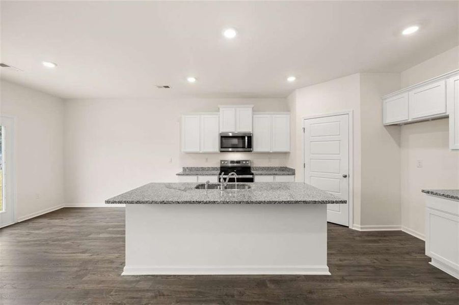 Furnished interior view inside a new home in Champion's Run, Lithonia (Image 3).