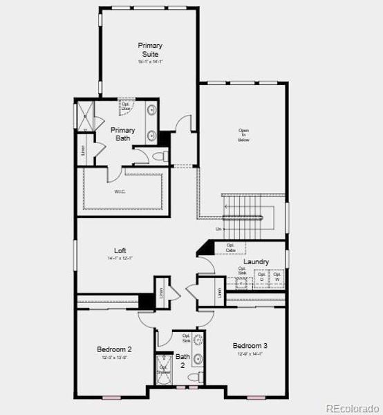 Additional Highlights include: Old Mill exterior, sleek U kitchen faucet, single basin kitchen sink, satin nickel Genta bath and door hardware.