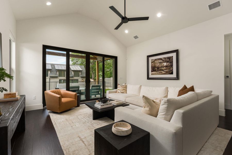 Furnished interior view inside a new home in , Austin (Image 6).