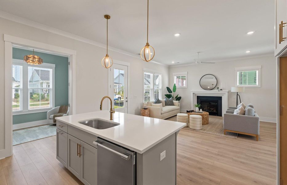 Furnished interior view inside a new home in Nexton, Summerville (Image 12).