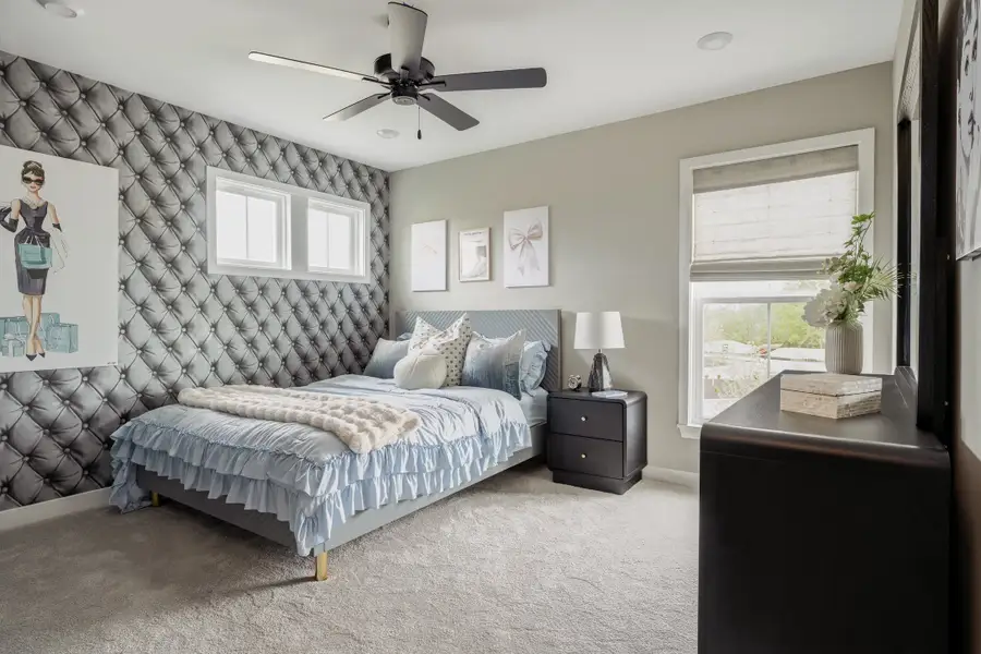 Representative furnished interior of a home built from the Blair by Fischer Homes in Leeland Farms, Fuquay Varina (Image 32).