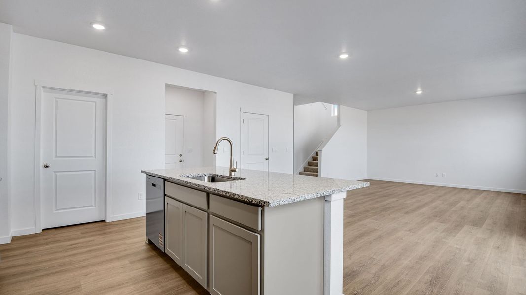 Furnished interior view inside a new home in Silver Peaks, Lochbuie (Image 9).