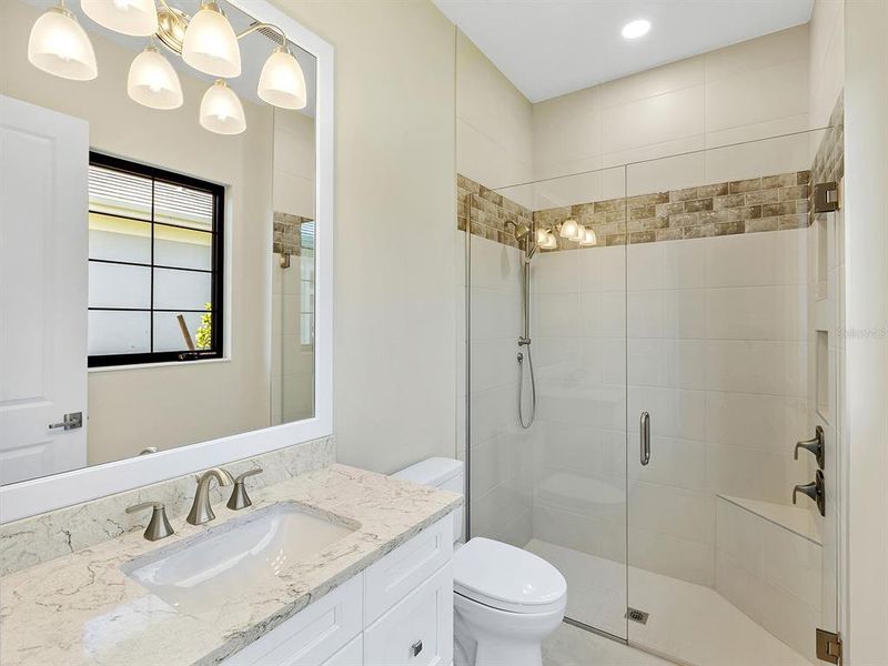 Furnished interior view inside a new home in , Sarasota (Image 48).
