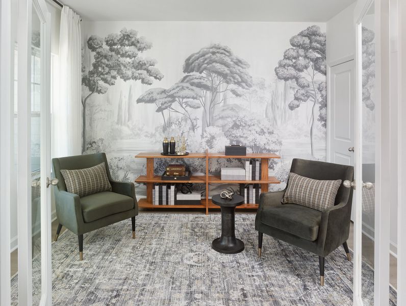 Representative furnished interior of a home built from the Palmetto by Ashton Woods in Blue Heron Retreat, Little River (Image 8).