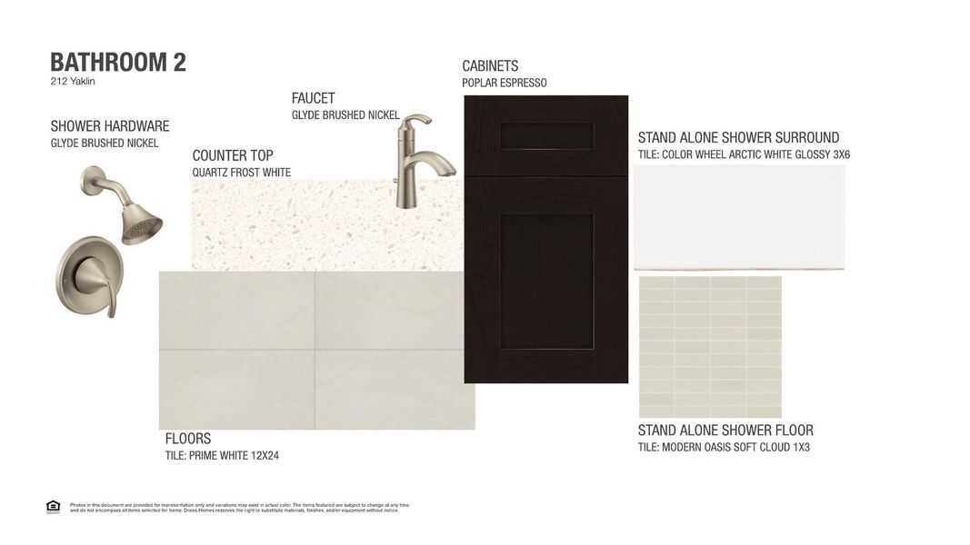 Sample of building materials used in homes in Lariat - 80', Liberty Hill (Image 7).