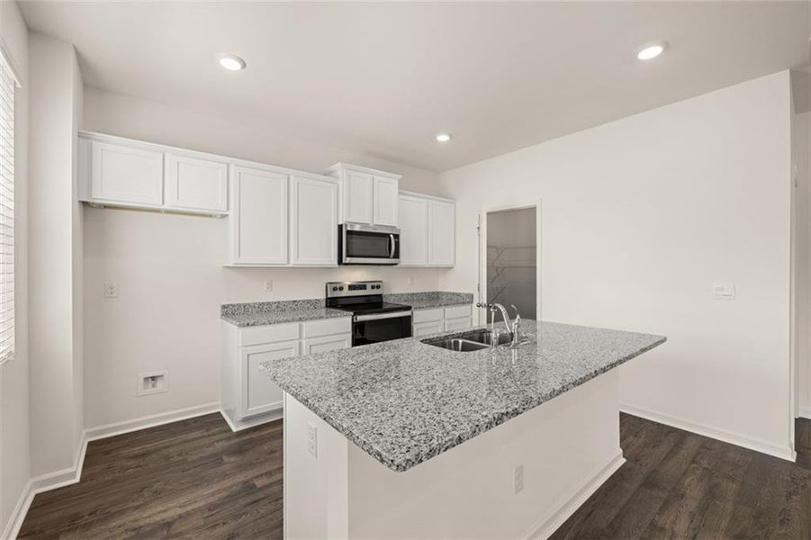 Furnished interior view inside a new home in Champion's Run, Lithonia (Image 6).