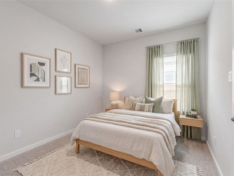 Furnished interior view inside a new home in Caney Creek Place, Conroe (Image 19).