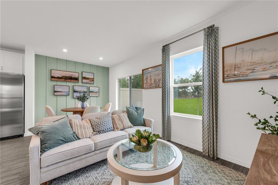 Furnished interior view inside a new home in , Tavares (Image 23).