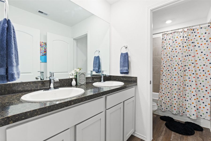 Furnished interior view inside a new home in , Willis (Image 41).