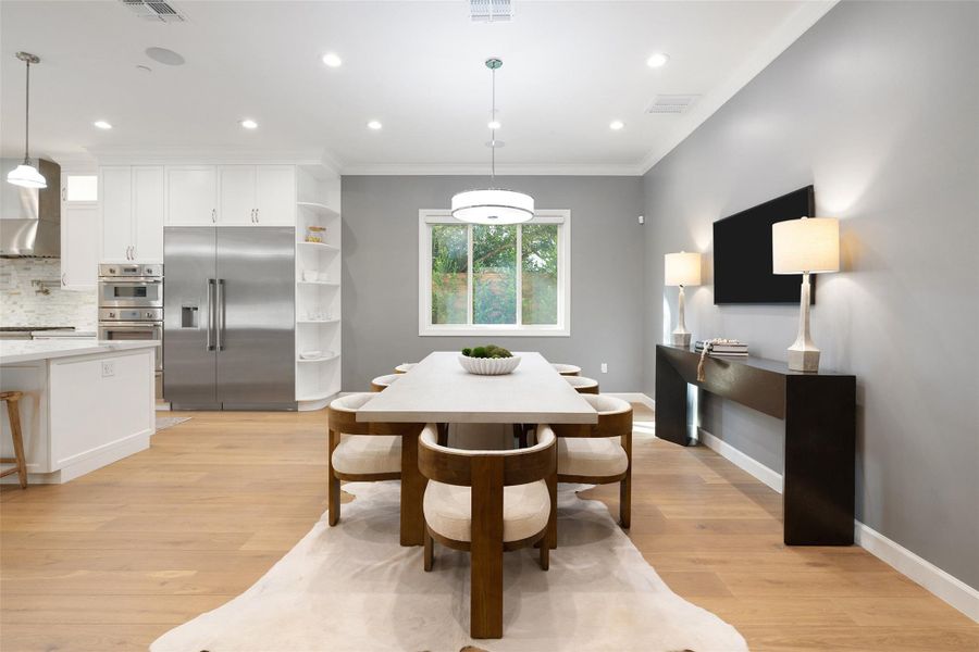 Furnished interior view inside a new home in , Austin (Image 8). Furnished interior view inside a new home in , Austin (Image 8).