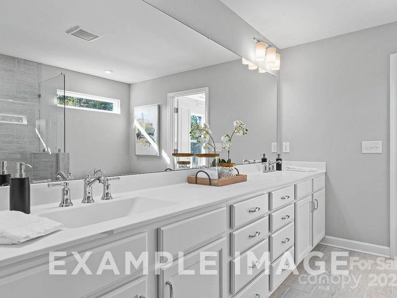 Furnished interior view inside a new home in Enclave at Belmont, Belmont (Image 14).