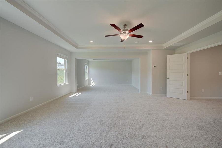 Spacious, unfurnished interior of a new home in Grandview at Millers Mill, Stockbridge (Image 28).