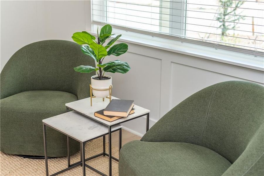 Furnished interior view inside a new home in , Flowery Branch (Image 37).