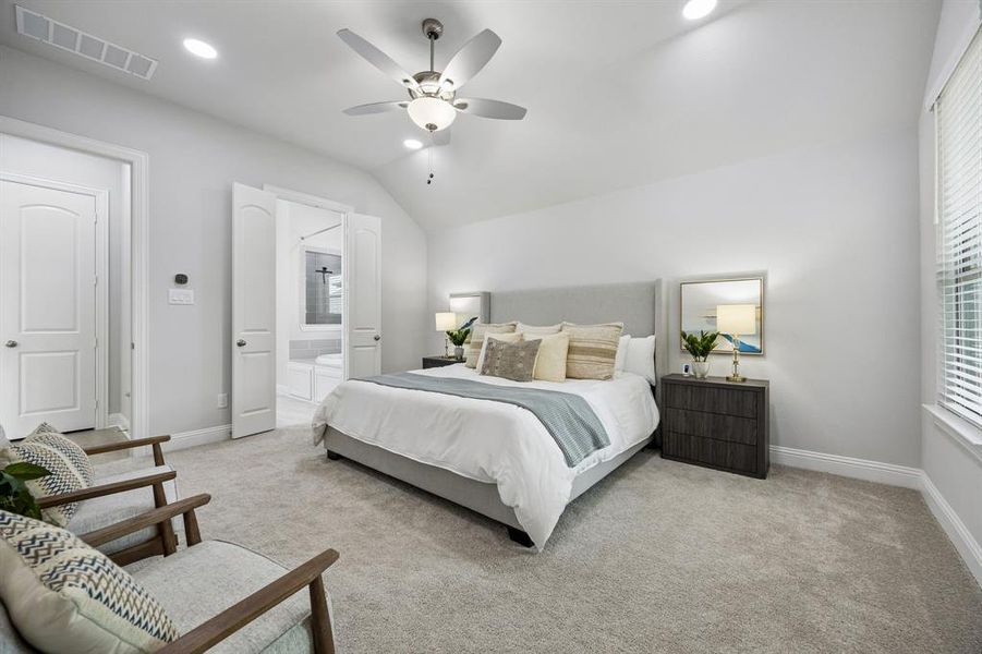 Furnished interior view inside a new home in Cambridge Crossing, Celina (Image 18).