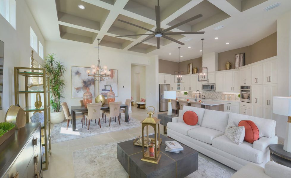 Furnished interior view inside a new home in Mosaic, Daytona Beach (Image 14).
